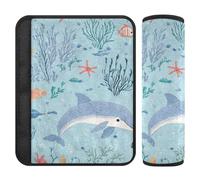 A Dolphin - Confezione da 2 coperture per cinture di sicurezza, proteggono collo e spalle per camion