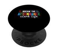 A dondolo il segretario dell'ufficio di vita dell'impiegato di presenza PopSockets PopGrip Adesivo
