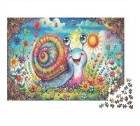 A dopo, lumaca Puzzle 1000 Pezzi,Antistress,Sfida Impossibile,dai 14 Anni,Adulti E Ragazzi,Decorazione Casa,Idea Regalo,Gioco Educativo 70x50cm