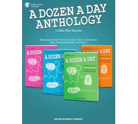 A Dozen A Day Anthology | Edna Mae Burnam per Pianoforte | Metodo con Spartiti e Audio Online | Esercizi Tecnici Progressivi per Studenti e Pianisti in Formazione | Raccolta Completa