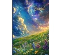 A Dreamscape Journal: A Surreal Meadow and Galaxy Notebook - Wildflowers, Stars, and Cosmic Light with Lined Pages for Writing, Reflection, and Creative Expression