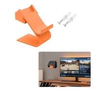 A duplice uso Desktop e staffa a parete di montaggio a parete per Steam Controller 2 Display Stand Montaggio a parete del supporto per Steam Controller 2 Multi-Color Rack di stoccaggio (Orange)