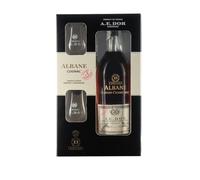A.E.DOR Cognac Albane Grande Champagne Special Pack + 2 bicchieri logati A.E.DOR