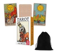 A. E. Waite Premium Edizione Tarocco Mazzo Carte Classico Rider Sistema Con Bag