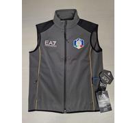A EA7 EMPORIO ARMANI FISI SOFTSHELL SMANICATO VEST GIACCA 6LPQ1F
