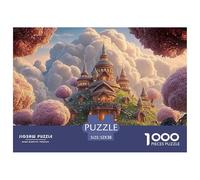 A Estate Surrounded by Clouds 1000 Pz Taglio Preciso Puzzle Cloud Castle Famiglia Jigsaw Arredo Per Adulti 52x38cm/1000pcs