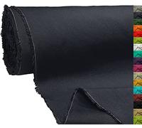 A-Express 100% Cotone Tessuto di tela Materiale Stoffa da Sartoria Tenda Borse 145cm 57" Larghezza 250GSM Venduto al Metro - 1 Metro 100cm x 145cm Blu navy