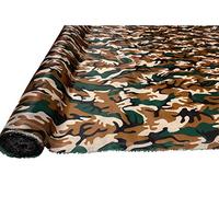 A-Express Camuffare Ripstop Impermeabile Tessuto Materiale Mimetica Tessuto Materiale 150 cm larghezza - Foresta teal 5 Metri 500cm x 150cm