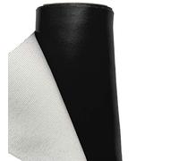A-Express Finta Pelle Tessuto Similpelle Vinile Impermeabile Tessuto di cuoio Materiale Abbigliamento Sartoria - Nero 5 Metri (500cm x 140cm)