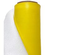 A-Express Finta Pelle Tessuto Similpelle Vinile Impermeabile Tessuto di cuoio Materiale Abbigliamento Sartoria - Limone Mezzo Metro (50cm x 140cm)