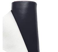 A-Express Finta Pelle Tessuto Similpelle Vinile Impermeabile Tessuto di cuoio Materiale Abbigliamento Sartoria - Marina Blu 1 Metro (100cm x 140cm)