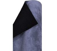 A-Express morbido tessuto velluto finta pelle Scamosciata Sartoria Rivestimento indietro Materiale - Blu Reale 5 Metri 500cm x 145cm