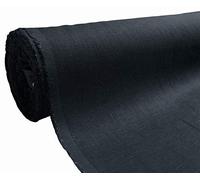 A-Express Naturale Puro 100% Tessuto di lino Materiale morbido Sartoria Moda Borsa di lino 140cm larghezza - 2 Metri 200cm x 140cm Denim scuro
