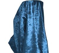 A-Express Premium Morbida Velluto Schiacciato Tessuto Materiale Tenda Cuscino Sartoria 140cm Larghezza - 2 Metri 200cm x 140cm Alzavola blu