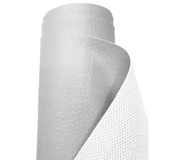 A-Express Strutturato Tessuto Ecopelle Materiale Granulato Morbida Finta pelle Vinile Materiale - Ardesia chiaro Mezzo Metro (50cm x 140cm)