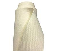 A-Express Strutturato Tessuto Ecopelle Materiale Granulato Morbida Finta pelle Vinile Materiale - Avorio 2 Metri (200cm x 140cm)