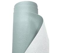 A-Express Strutturato Tessuto Ecopelle Materiale Granulato Morbida Finta pelle Vinile Materiale - Azzurro Mezzo Metro (50cm x 140cm)