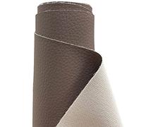 A-Express Strutturato Tessuto Ecopelle Materiale Granulato Morbida Finta pelle Vinile Materiale - Cedro 2 Metri (200cm x 140cm)