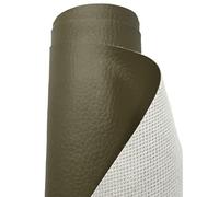 A-Express Strutturato Tessuto Ecopelle Materiale Granulato Morbida Finta pelle Vinile Materiale - Kaki Mezzo Metro (50cm x 140cm)