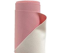 A-Express Strutturato Tessuto Ecopelle Materiale Granulato Morbida Finta pelle Vinile Materiale - Rosa chiaro Mezzo Metro (50cm x 140cm)