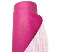 A-Express Strutturato Tessuto Ecopelle Materiale Granulato Morbida Finta pelle Vinile Materiale - Rosa 5 Metri (500cm x 140cm)