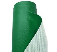 A-Express Strutturato Tessuto Ecopelle Materiale Granulato Morbida Finta pelle Vinile Materiale - Verde bottiglia 1 Metro (100cm x 140cm)
