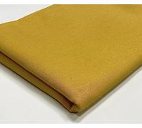 A-Express Tessuto di Cotone - 150 cm di Larghezza per Metro - Tessuto di Viscosa da 150GSM - per Cucito, Abbigliamento, Rivestimenti per Tende, Biancheria, Federa - 2 Metri Mostarda