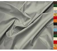 A-Express Tessuto in Morbida Ecopelle Spandex Elastico Finta Pelle Materiale Aspetto Opaco Vinile Similpelle 140cm 55" Larghezza 230 gsm Senso Unico Elastico Venduto al Metro - 200cm x 140cm Grigio