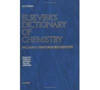 A.F. Dorian Elsevier's Dictionary of Chemistry (Copertina rigida)