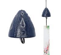 A.F.N.A.L Campanello a vento giapponese in ghisa, ornamento da esterno per giardino, patio e balcone, decorazione a campana a vento in metallo da appendere, regalo di benedizione, campane a vento con