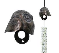 A.F.N.A.L Campanello a vento giapponese in ghisa, ornamento da esterno per giardino, patio e balcone, decorazione a campana a vento in metallo da appendere, regalo per benedizione, campane a vento e