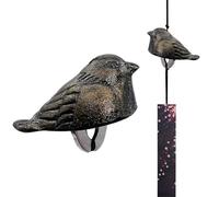 A.F.N.A.L Scacciaspiriti giapponesi in ghisa, ornamento per esterni per giardino e patio, decorazione a campana a vento in metallo, regalo di benedizione, campanellini a vento e PVC Wind-Catcher,