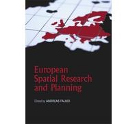 A Faludi European Spatial Research and Planning (Tascabile)