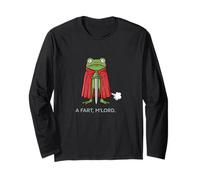 A Fart M'Lord Frog Knight Meme per Gli Amanti delle Rane Nerd Gamer Maglia a Manica