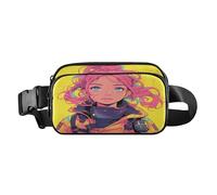 A Firefighter Fashion Marsupio per donne e uomini, piccola borsa a tracolla per passaporto con tracolla regolabile per viaggi, shopping, corsa, pompiere, taglia unica, Un pompiere, 1 size