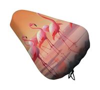 A Flock of Flamingos - Coprisedile per bicicletta con coulisse, impermeabile, protegge dal sole e dalla polvere, unisex, per mountain bike