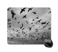 A Flock of Flying Birds Tappetino Mouse Liscio Mousemat Base in Gomma Tappetini Mouse per Laptop Ufficio Computer 25X30Cm