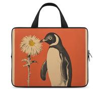 A Flower - Custodia per computer portatile, ultrasottile, impermeabile, da 15", con cinghia da polso