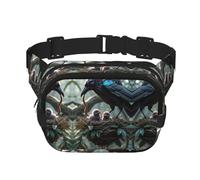 A Forest Cow - Marsupio multifunzione stampato, unisex, alla moda, per viaggi e sport