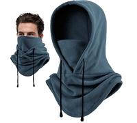 A-forest Multifunzionale Passamontagna Viso Passamontagna Freddo Maschera Maschera da Sci Cappello Nero Maschera Biker Snow Board Protezione dal Freddo (Grigio)