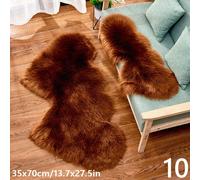 A Forma di Cuore Finta Pelliccia Tappeto Soffice Peluche Spesso Soggiorno Decor