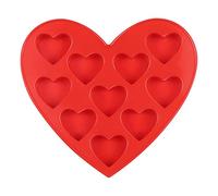 a forma di cuore Silicone forme e cubetti di ghiaccio 10 Set forme, Praline, Cioccolato per San