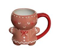 a forma di di pan di , 280 ml, di Natale portatile, con manico ergonomico, decorativa per le vacanze, per viaggi, tè, autunno