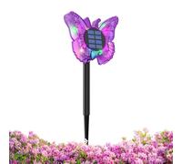 a forma di farfalla, montaggio a parete, decorazione da giardino regolabile, a farfalla per esterni, per prato, cortile, recinzione, sentiero, ponte, paesaggio, compleanno