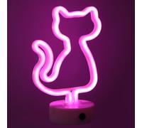 a forma di gatto a LED da 1 pc Light Atmosfera Atmosfera Atmosfera Luce LED NEON