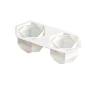 a forma di geometria in silicone | Forma a candela rombica 3D - Forma fatta a mano per sapone per candele per la cottura e il fai da te di festival