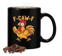 a forma di pollo - 325 ml in ceramica per caffè caldo, Tazze da latte Halloween - per vino succo di studio, salone, Halloween, insegnanti, studenti, ufficio, ristorante, hotel, compleanno
