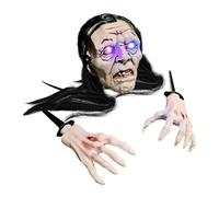 A Forma Di Scheletro Per Il Cortile Con Occhi Spettrale Di Halloween