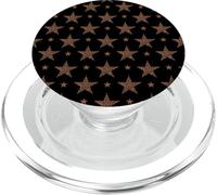 A forma di stella - Grafica con stampa leopardata ghepardo PopSockets PopGrip per MagSafe