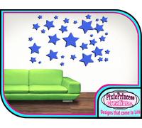 A Forma di Stella Spazio A Mylar 190 Stencil Riusabile Aerografo Vernice Spray